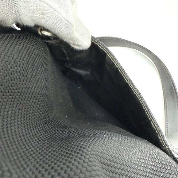 LOUIS VUITTON M93066 Damier-Jean Akatan Hand Bag Shoulder Bag Canvas Black - Picture 15 of 16